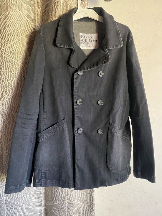 Frank & Eileen Other - Frank & Eileen Men's Double-Breasted Gray Cotton Pea Coat Sz M